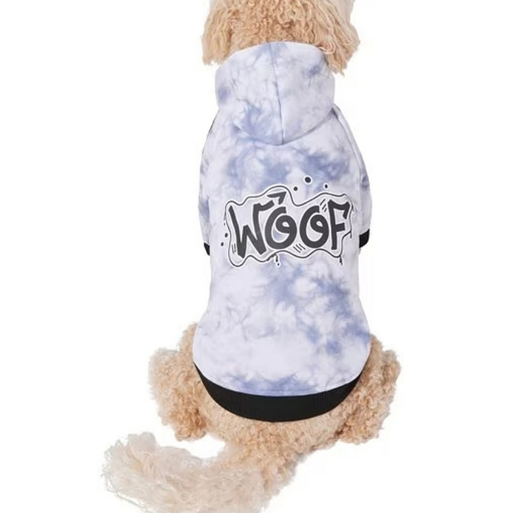NWOT Frisco Woof Tie Dye Dog Hoodie sz M - Picture 1 of 5